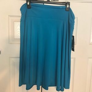 Turquoise stretchable skirt -